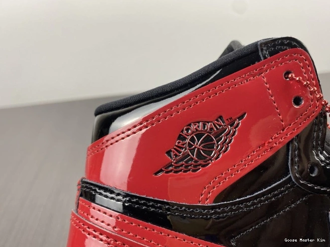 Bred Air 555088-063 High Patent Jordan OG 1 0629